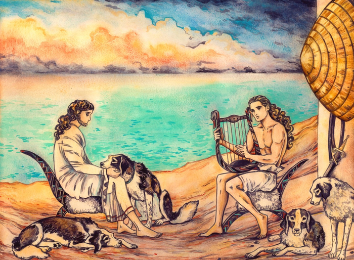 И снова они