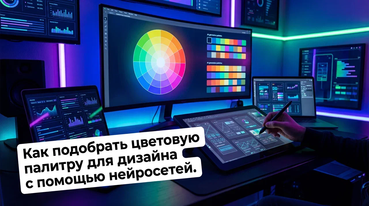 The Importance of Color in Design: How Neural Networks Help Choose a Harmonious Color Palette for an Image - My, Neural Network Content, Openai, Neural Networks, Chatgpt, Artificial Intelligence, Chat Bot, Neurographics, Promts for neural networks, Colorization, Coloristics, Computer graphics, Color, Longpost