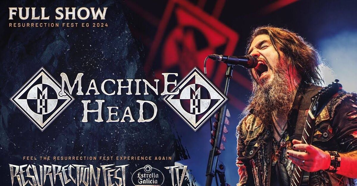 MACHINE HEAD - Live at Resurrection Fest EG 2024 (Viveiro, Galicia, Spain) - Music, Video VK, Youtube, Clip, Rock, Machine head, Nu-Metal, Thrash metal, Heavy metal, Groove Metal, Live, The festival, Rock concert, Rock festival, Metal, Video