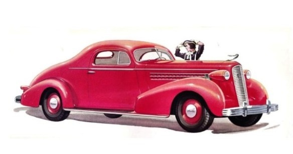 Cadillac 60 Series Coupe 1936 года выпуска