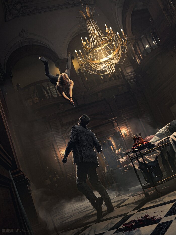 Главное, в серии RE, выглядеть круто! Даже если ты трусиха!