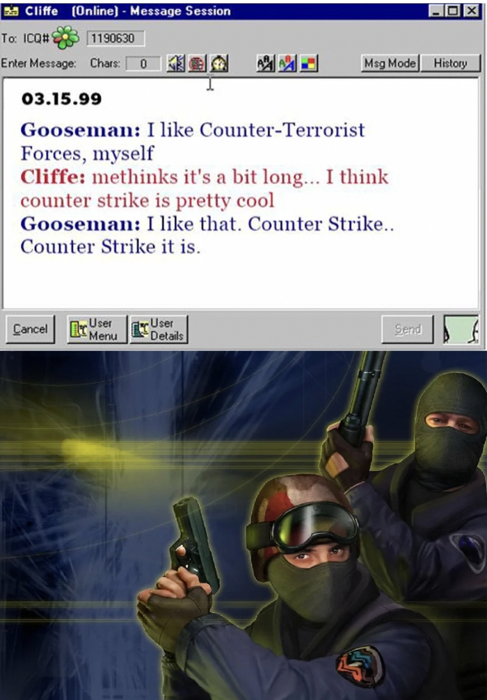 ������� ��������� � ������� ICQ-������� �� Windows 98