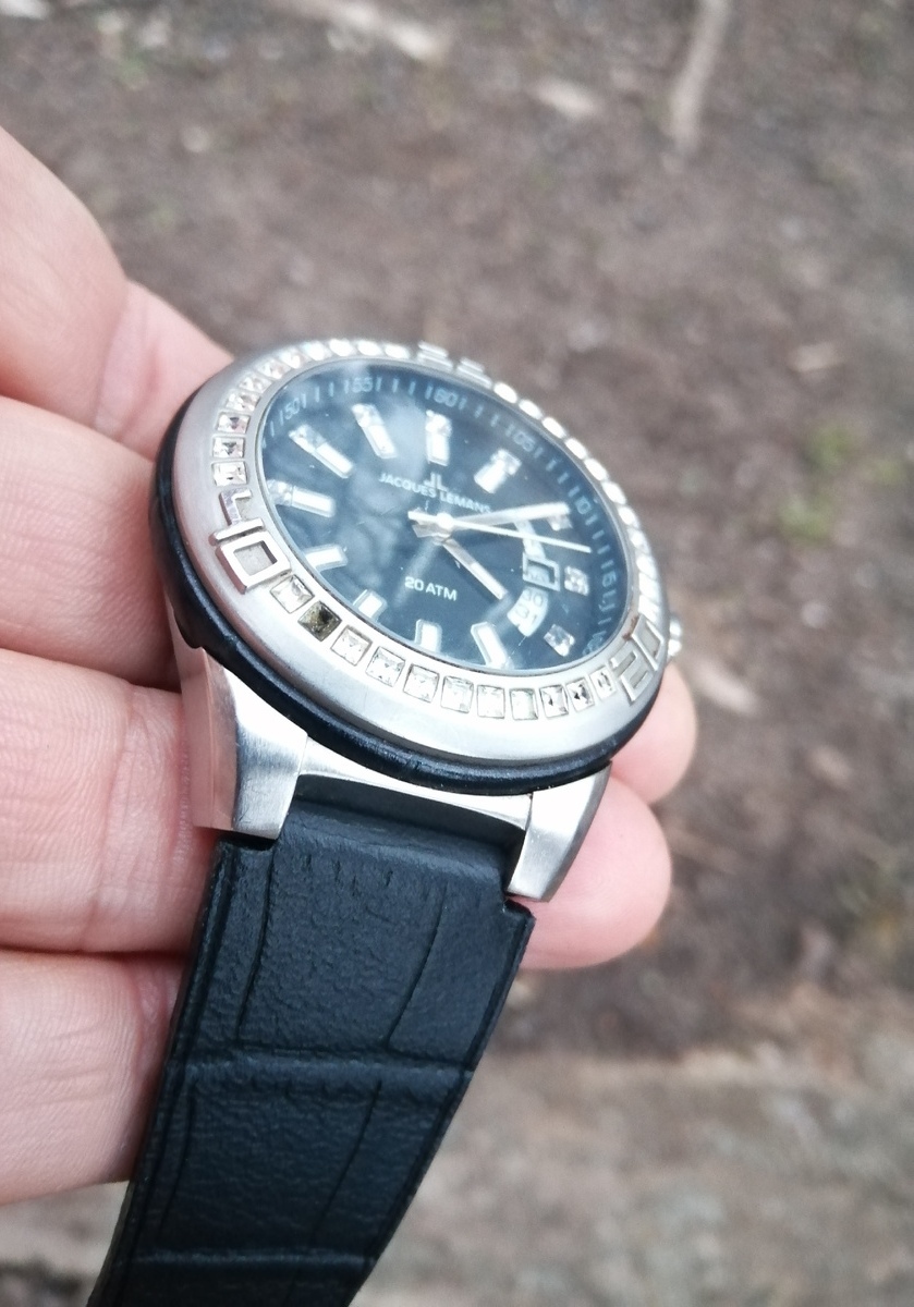 Jaques Lemans 1-1776 watch strap - My, Handmade, Natural leather, Leather products, Needlework with process, Wrist Watch, Watch strap, Strap, Voronezh region, Longpost