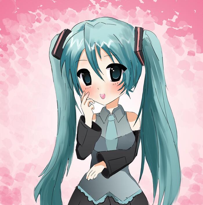Hatsune miku 2007 style art