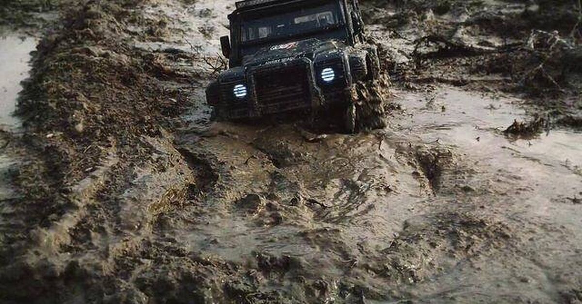 Offroad Spring Game Defender 4x4 MJX H8H RC MUD - Моё, Радиоуправляемые модели, Видео, Хобби, Весна, Rutube