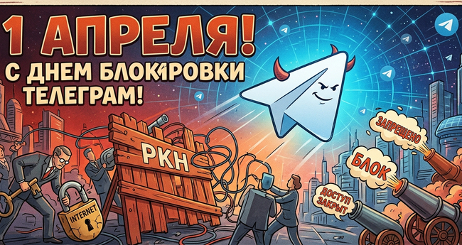 С 1 апреля! Днем блокировщика!