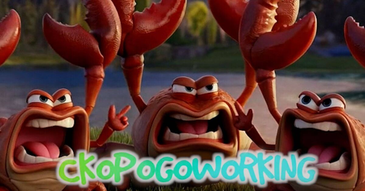 A tongue twister about crayfish and a fight - My, Neural Network Content, Short videos, Rutube, Children, Patter, Watch with sound, Video