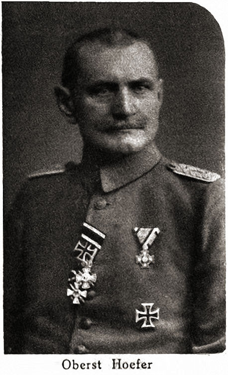 Полковник Карл Хёфер, командующий немецкими войсками в Верхней Силезии до начала 1920 года.