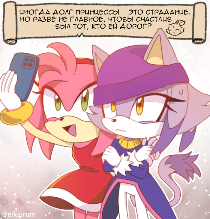 Блейз и Эми Blaze the Cat and Amy Rose