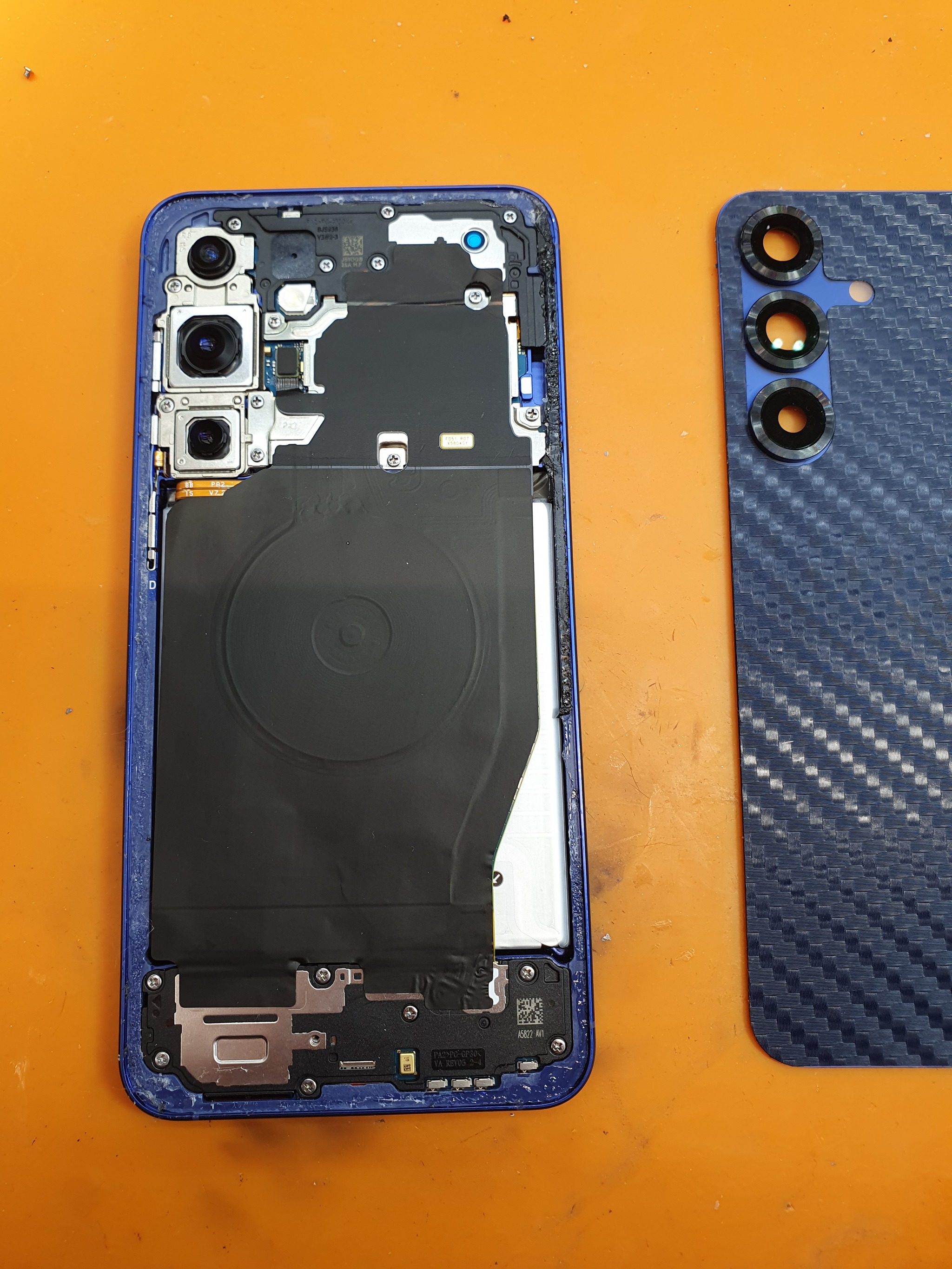 Got it all done and done. Samsung S25+ - My, Moscow, Ремонт телефона, Soldering, Collective farm tuning, Saving, Quality, Samsung, Mat, Longpost