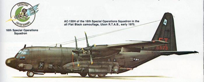 AC-130 � ������ ������� �� ���� ���� � ������ 1975 ����