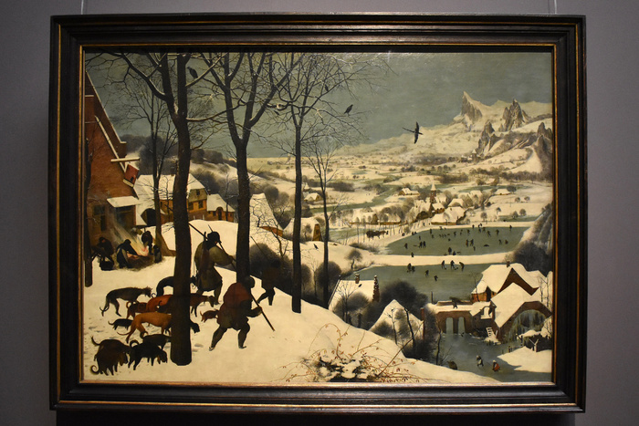 «Охотники на снегу» Питера Брейгеля Старшего (1565) в Венском Музее истории искусств