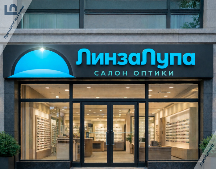 Линзово-лупный Брендинг на грани