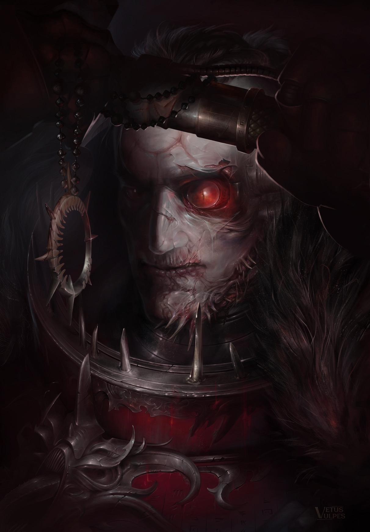 Dark Apostle Marduk - Wh Art, Chaos space marines, Word bearers, Warhammer 40k, Chaos, Star of Chaos, Chaos