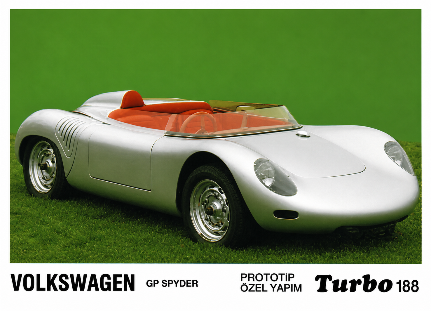 Вкладыш №188 — Volkswagen GP Spyder, восстановленное изображение