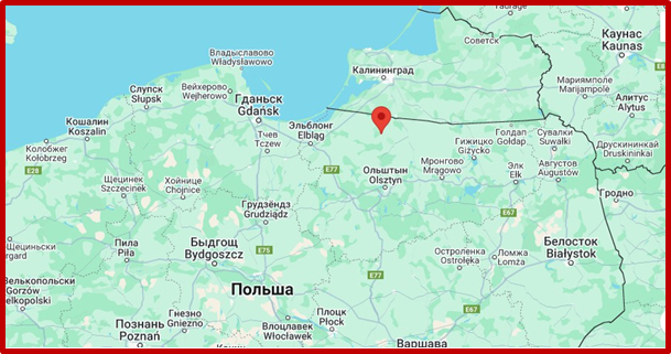 Хутор Гландау, сегодня это территория Польши