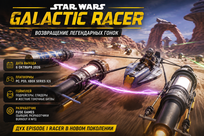 Star Wars: Galactic Racer � ���� ������, �������� � ������ ���� ��� �������� �������� ����������� Episode I Racer