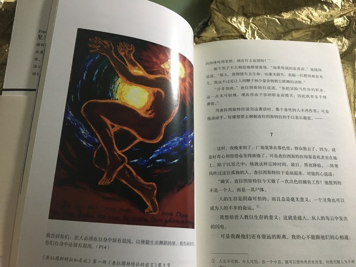 Китайское издание книги Ницше Так говорил Заратустра с 30 картинами Лены Хейдиз