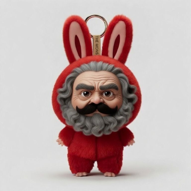 Sales of Labubu dolls featuring classic Marxist themes have begun in China. - Neural Network Content, Fake news, Revolution, Communism, Socialism, Karl Marx, Friedrich Engels, China, Chinese goods, Labubou, Marxism, Toys