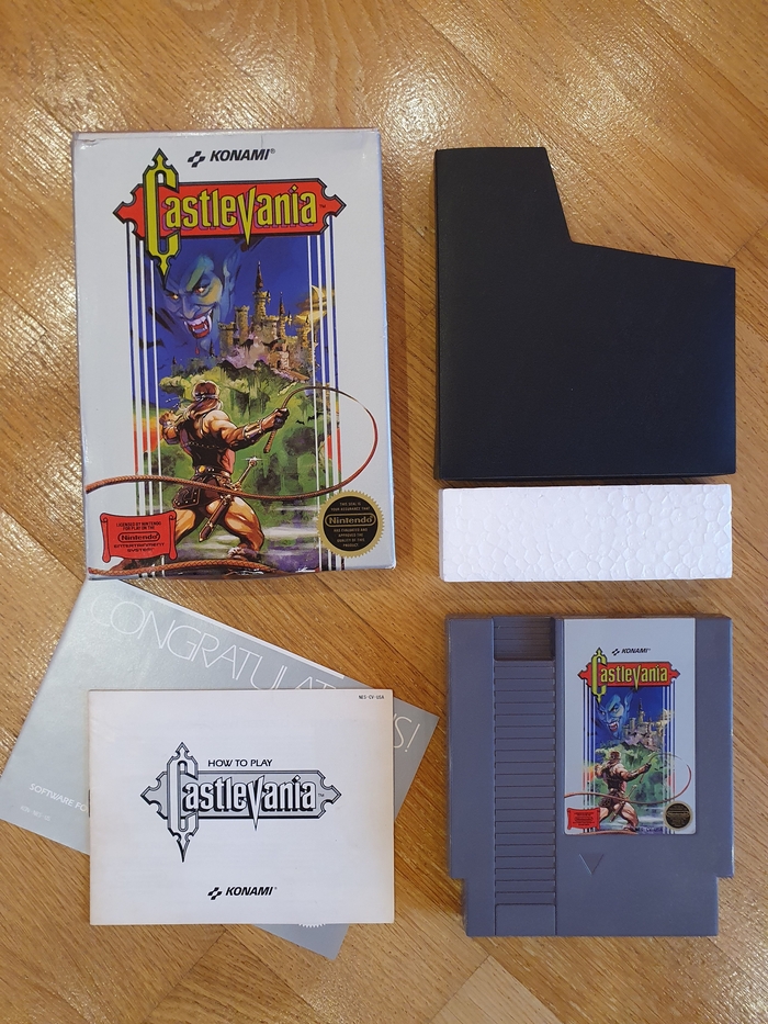 Оригинальный Castlevania картридж NES (Famicom)