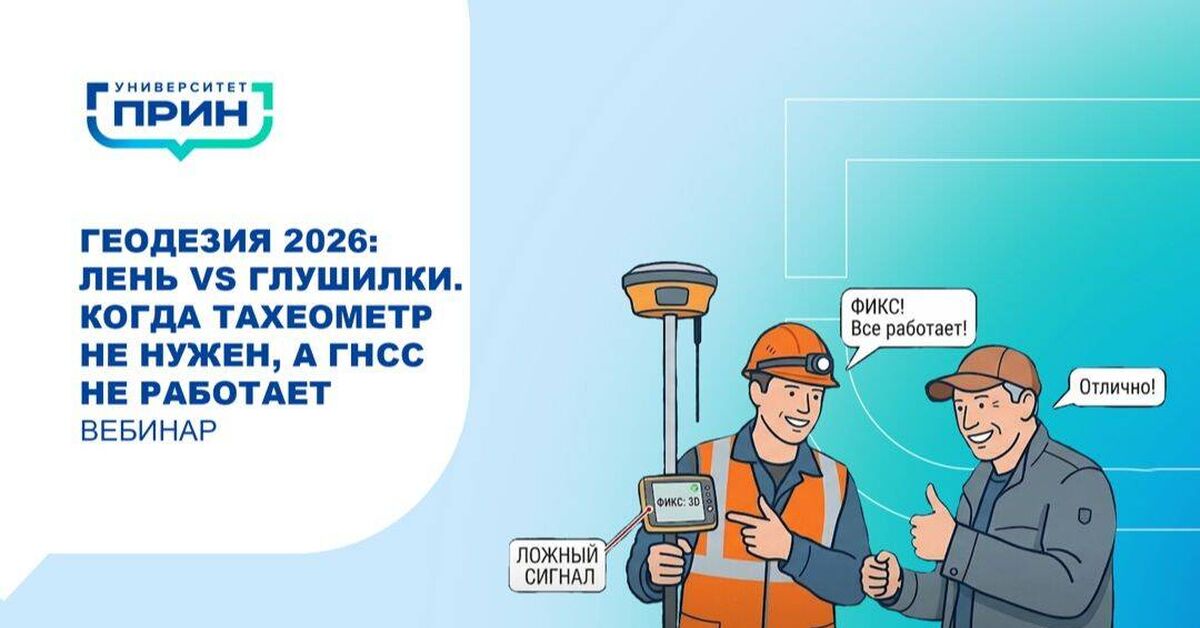 Laziness vs. Jammers: When a Total Station Isn't Needed and GNSS Isn't Working - Geodesy, Measuring instruments, Tachymeter, Scanner, Video, Rutube