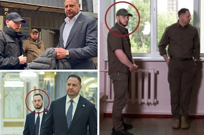 Телохранители Ермака и Зеленского. Фото: соцсети
