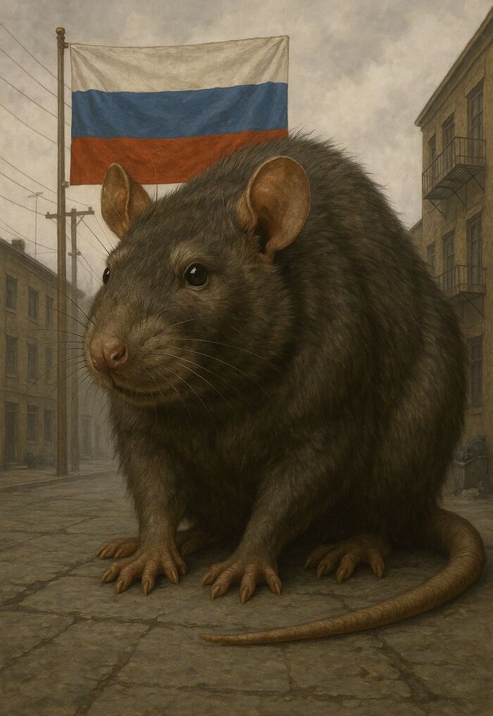 Патриотичный грызун!