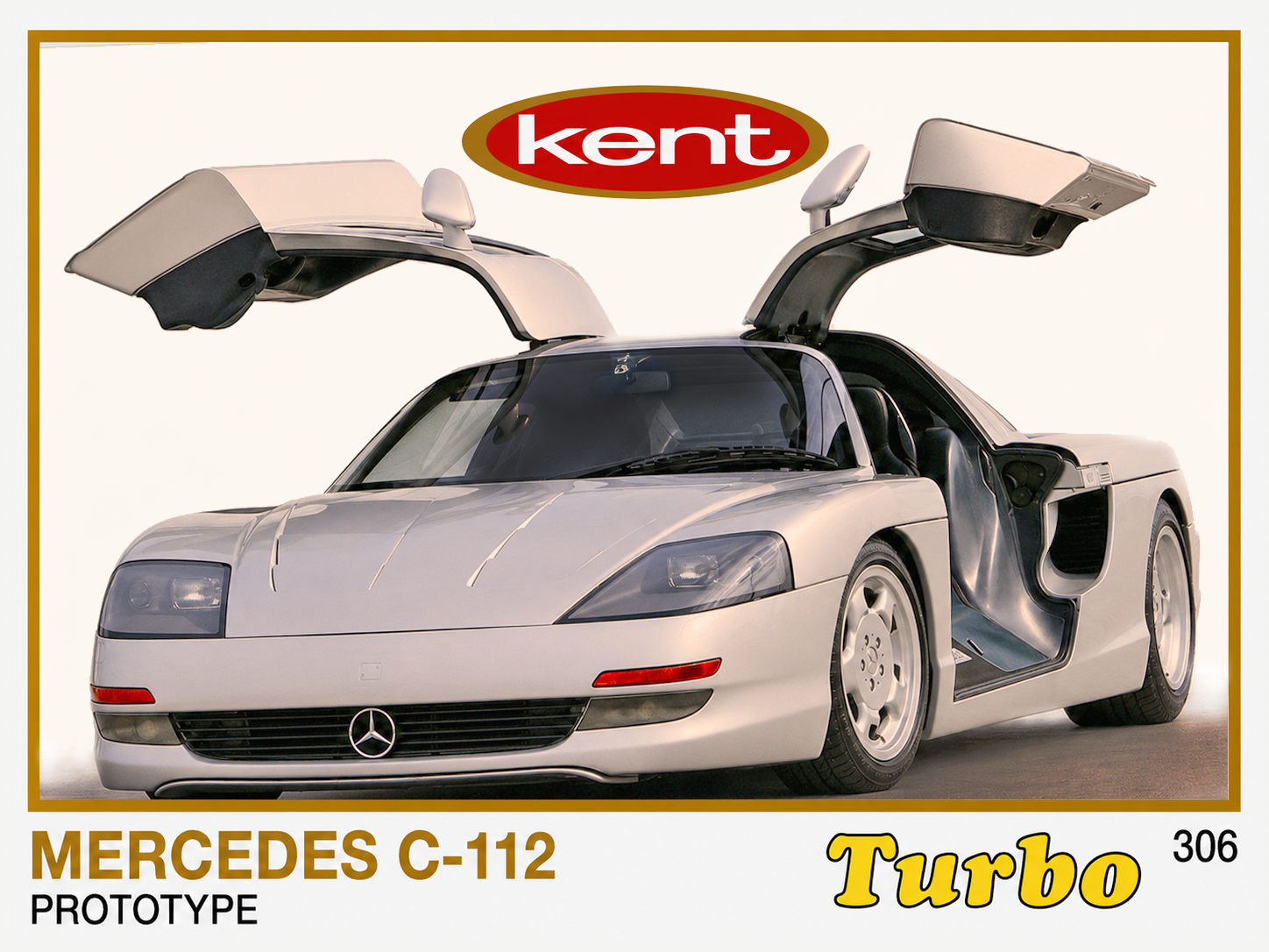 Вкладыш №306 — Mercedes-Benz C112, восстановленное изображение