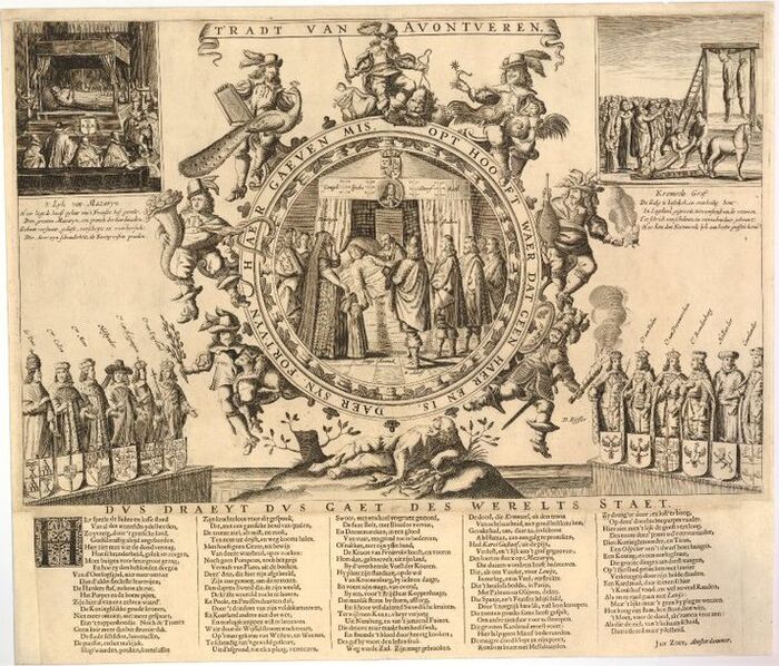 «Колесо Фортуны». Голландия, 1661 год.