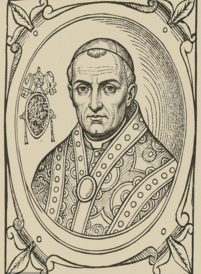 Папа Гонорий III и его герб