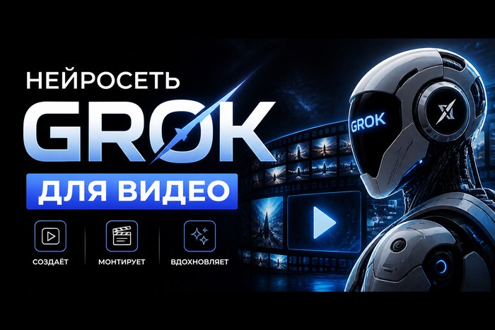 Нейросеть GROK (ГРОК) для видео: Как использовать ИИ для генерации, монтажа и креативных визуальных эффектов