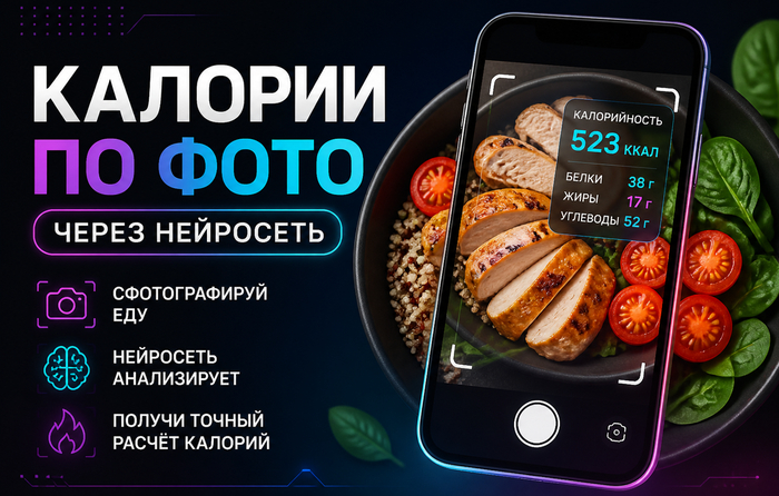 Калории по фото через нейросеть: как выбрать лучший ИИ-сервис для анализа еды и КБЖУ в 2026 году