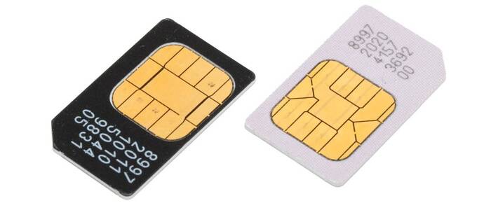 � ��� ��� �������� UICC (Universal Integrated Circuit Card), ������������� ����� � ������������ ������, �� �������� 2FF SIM-�����