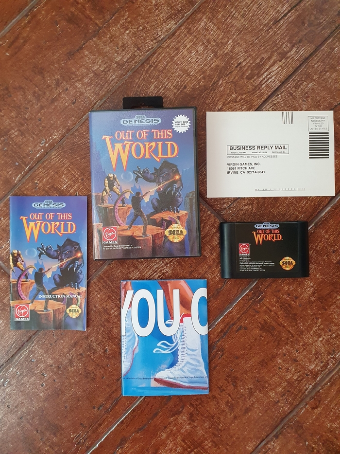 Cib �������� Out of This World (Sega)
