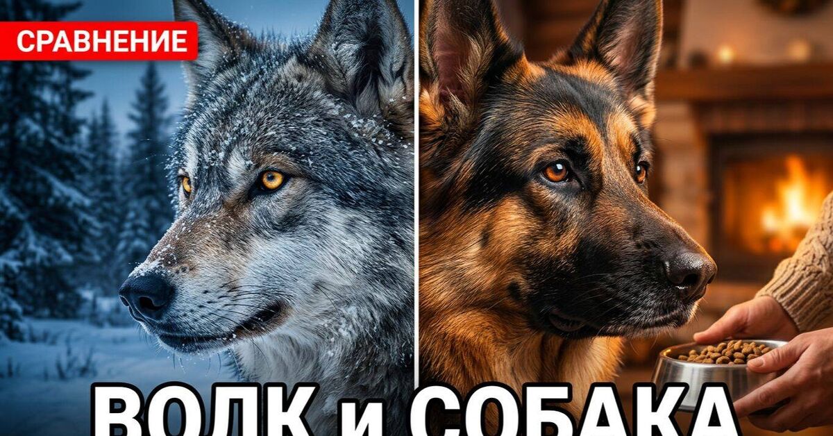 What's the Difference Between a Wolf and a Dog: 10 Differences That Will Surprise You - Wolf, Dog, Comparison, Animals, Nature, Evolution, In the animal world, Predatory animals, Informative, Video, Rutube