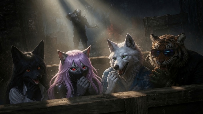 Фурри арт от Wolfmks #3659
