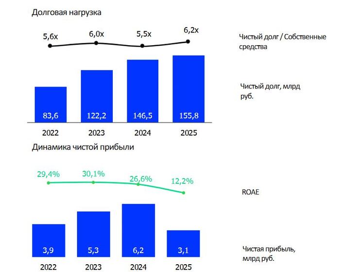 Источник: презентация эмитента по итогам 2025