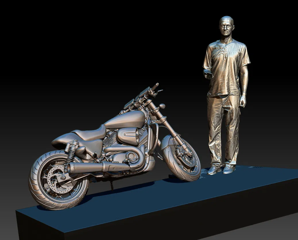 Harley 750 Street Makeover - My, 3D modeling, 3D печать, Harley-davidson, Collective farm tuning, 3D Scanner, Video, Short videos, Longpost, Series Harley
