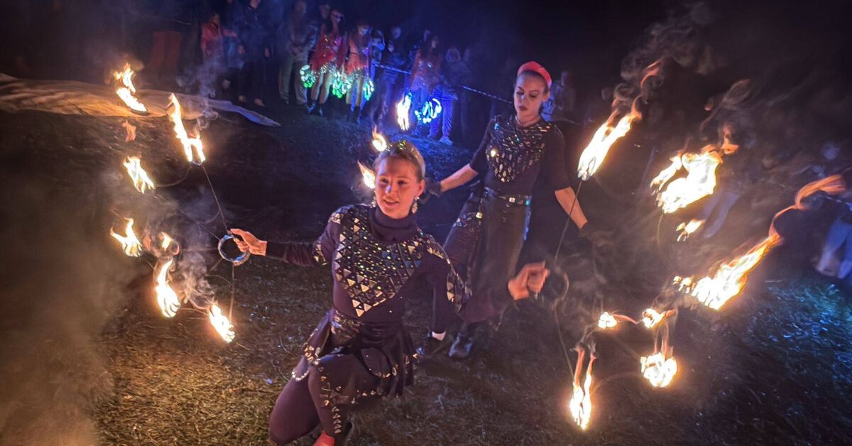 Art group BANG at the 2026 Moose Moto Race - Series Performances of the BANG group Snezhinsk, My, Dancing, Fire show, Fan, Snake, Poi, The festival, Video, Rutube