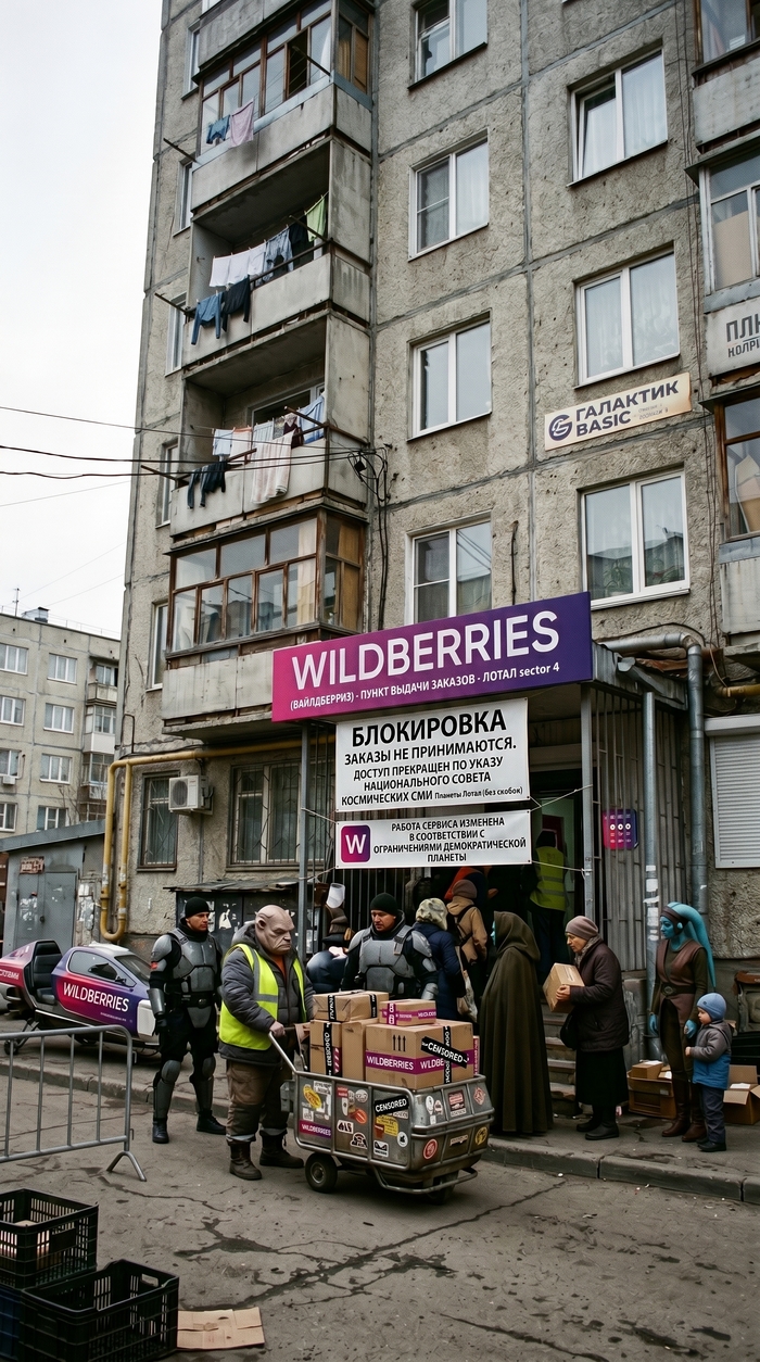 А вообще, Империя просто заботится о галактике: представьте, сколько звездных разрушителей застряло бы в очередях на пунктах выдачи