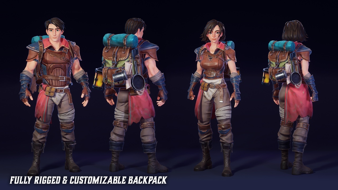 Giveaway DOCKS VOL.2 - Powell Dock (Modular / Low Poly), Modular Stylized Character Creator - Adventurer and White castle on Fab.com - Инди, Indie game, Distribution, Gamedev, Development of, Unreal Engine, Unity, Shooter, Characters (edit), Lock, Pier, YouTube (link), Longpost