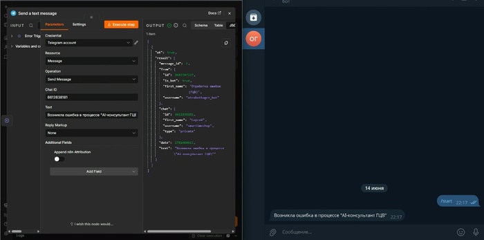 �������� ������ � Telegram