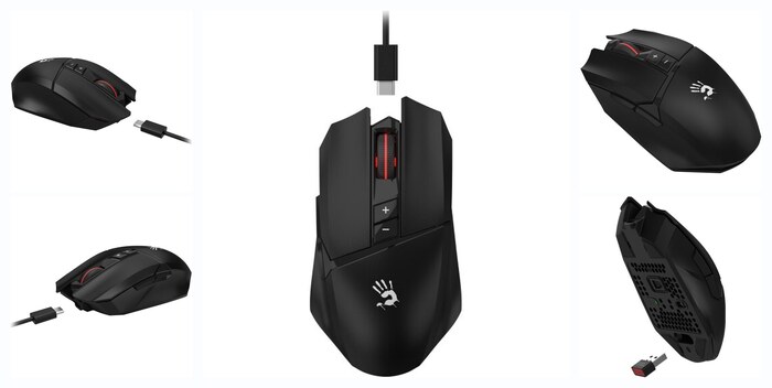 Мышь A4TECH Bloody R36 Ultra беспроводная черный (R36 ULTRA)
