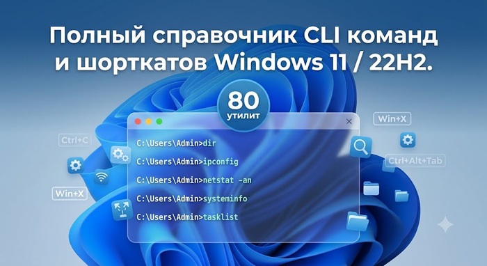 ������ ���������� CLI ������ � ��������� Windows 11 / 22H2 (80 ������)