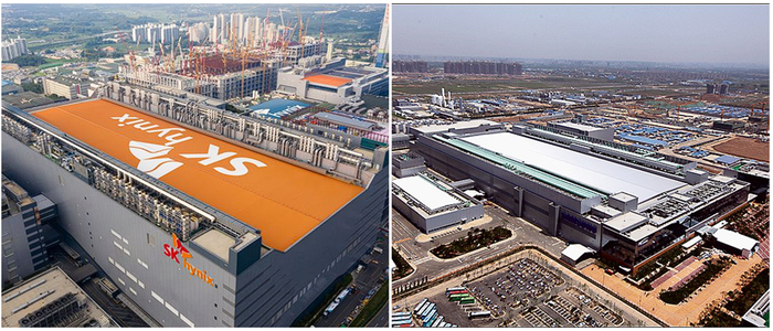 � Samsung - � ������ �����, � � SK Hynix - � ��� (Wuxi).