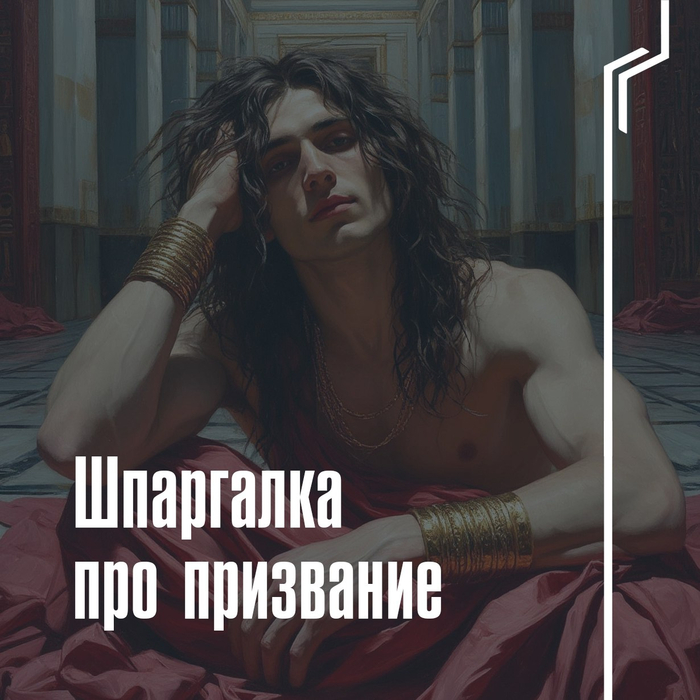 Шпаргалка про призвание