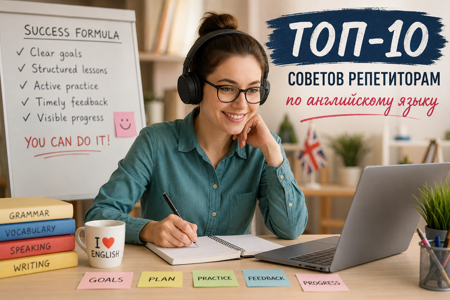 Top 10 Tips for English Tutors - Self-development, Motivation, Experience, Studies, Career, Success, Perfection, Emotional burnout, Ideal, Thinking, Anxiety, Stress, Development, Autistic Disorders, Freelance, Longpost