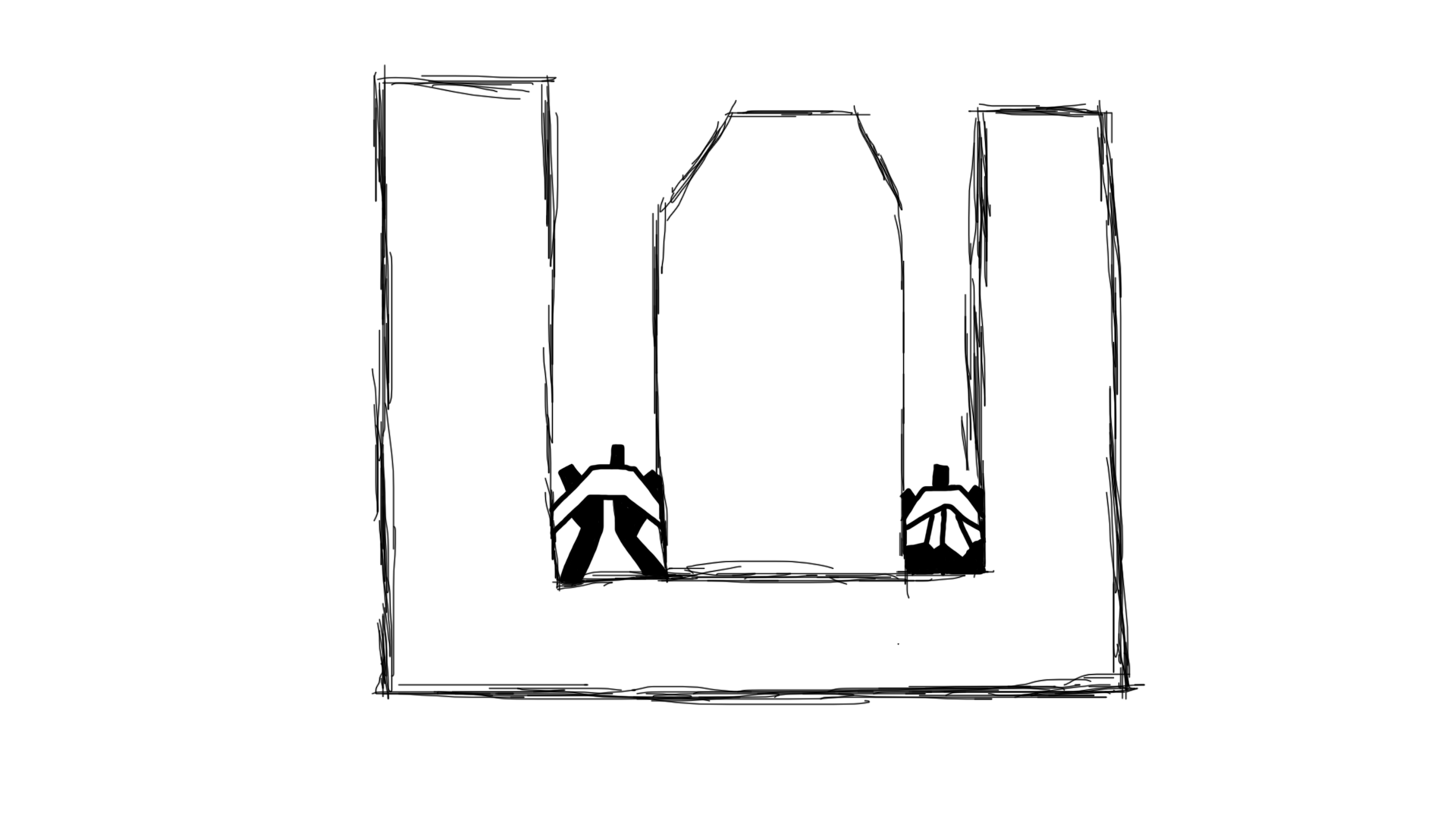 Conceptual Alphabet and Numbers (Nightmare Weekdays) - Series HalfLife, My, Concept Art, Concept, Alphabet, Design, Graphic design, Graphics, Style, Letters, Numbers, Drawing, Font, Typography, Longpost