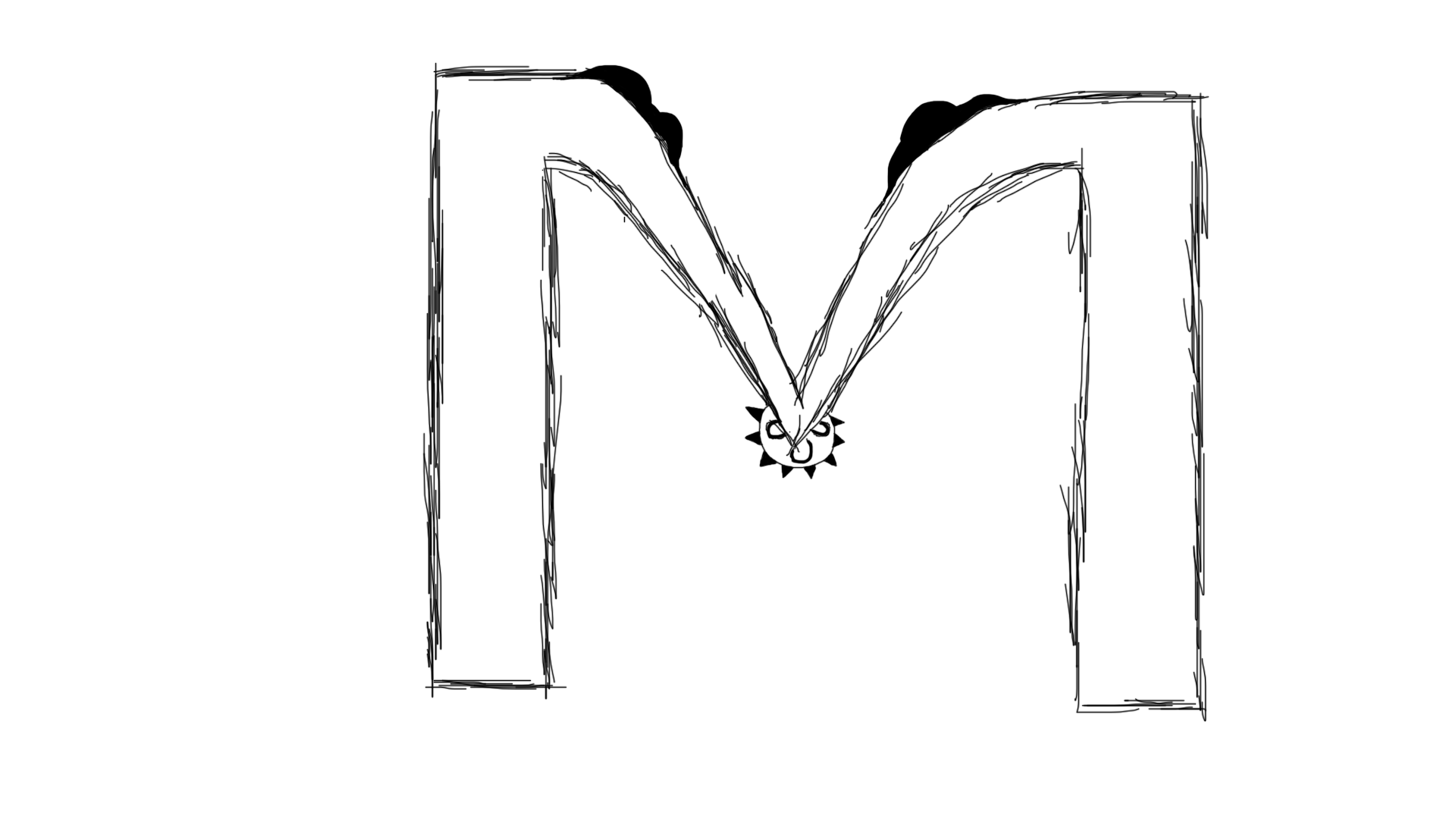 Conceptual Alphabet and Numbers (Nightmare Weekdays) - Series HalfLife, My, Concept Art, Concept, Alphabet, Design, Graphic design, Graphics, Style, Letters, Numbers, Drawing, Font, Typography, Longpost