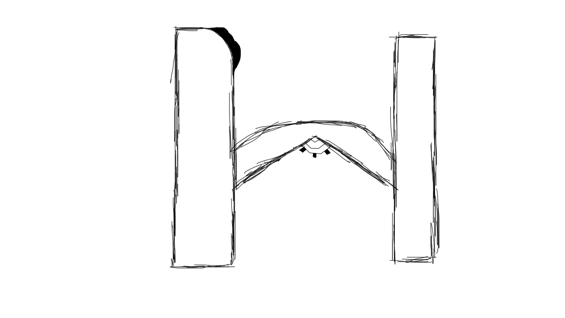 Conceptual Alphabet and Numbers (Nightmare Weekdays) - Series HalfLife, My, Concept Art, Concept, Alphabet, Design, Graphic design, Graphics, Style, Letters, Numbers, Drawing, Font, Typography, Longpost
